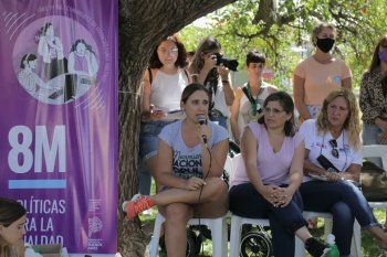 La ministra Mara Ruiz Malec participó de la jornada en conmemoración del 8M.