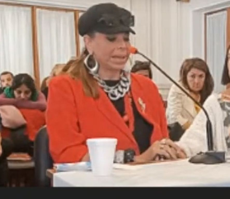 Marcela Viegas Pedro durante el Juicio Brigadas.