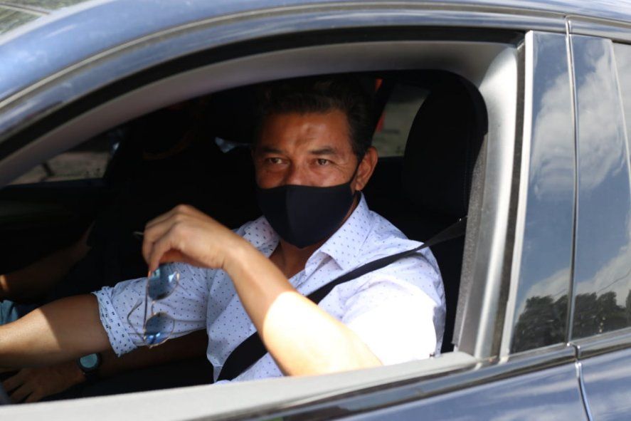Marcelo Gallardo dijo presente en Ezeiza