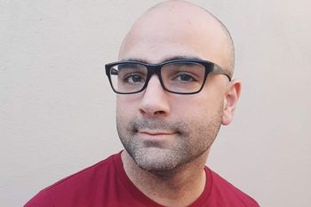 El escritor platense Marcos Núñez.