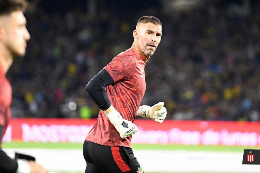 Mariano Andújar en la previa de Estudiantes vs. Boca. (Foto: prensa EDLP) Mariano Andújar en la previa de Estudiantes vs. Boca. (Foto: prensa EDLP)