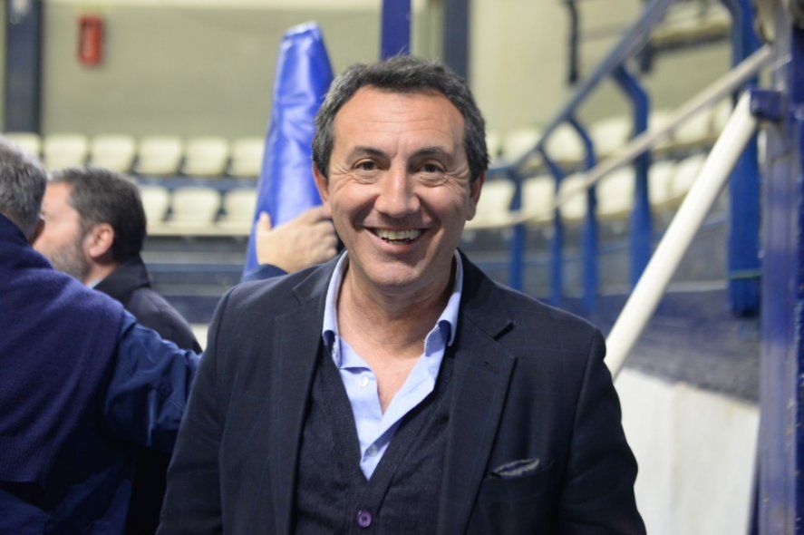 Mariano Cowen en la Sede de Gimnasia (Foto Nicolas Braicovich)