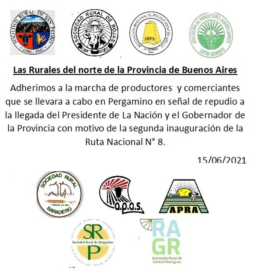 Productores marchan en repudio al Presidente y al Gobernador