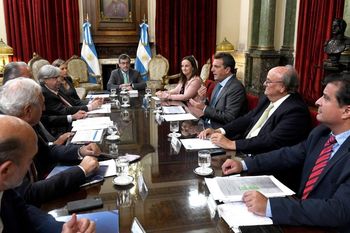 Sergio Massa, en Diputados con la UIA