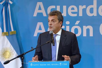 sergio massa: nosotros no vendemos rios, ni organos