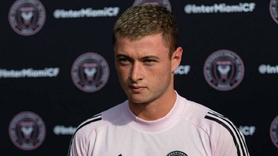Matías Pellegrini, al ser presentado en el Inter Miami