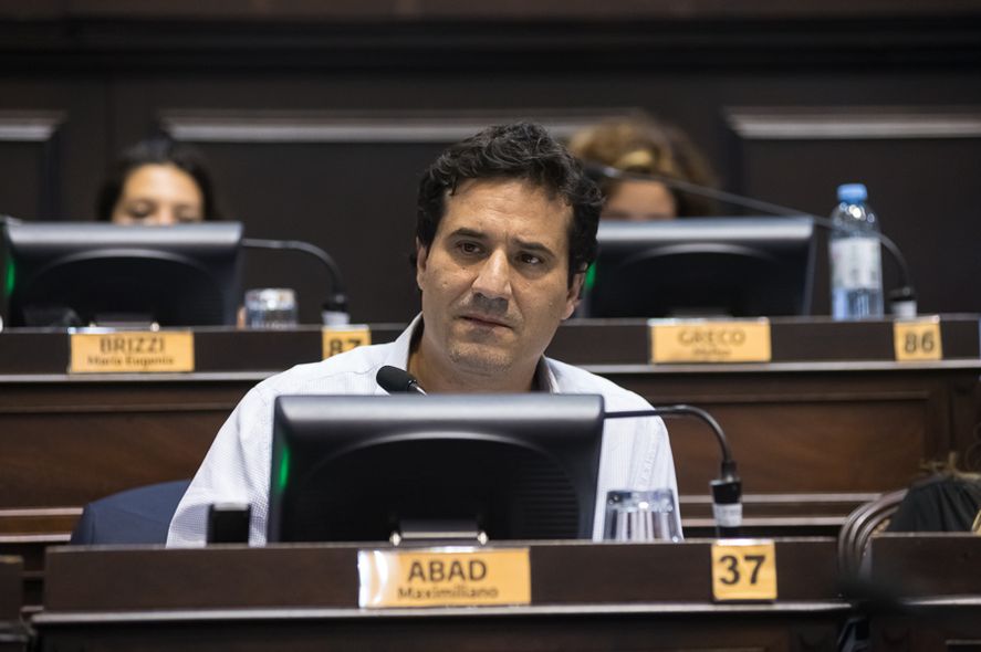 Maximiliano Abad, jefe de bloque de Juntos en Diputados. Negocia la postura de la UCR por la reforma jubiltoria del BaPro
