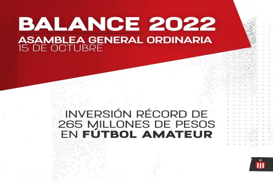 Memoria y Balance Estudiantes: inversión fútbol infantil 2021-2022