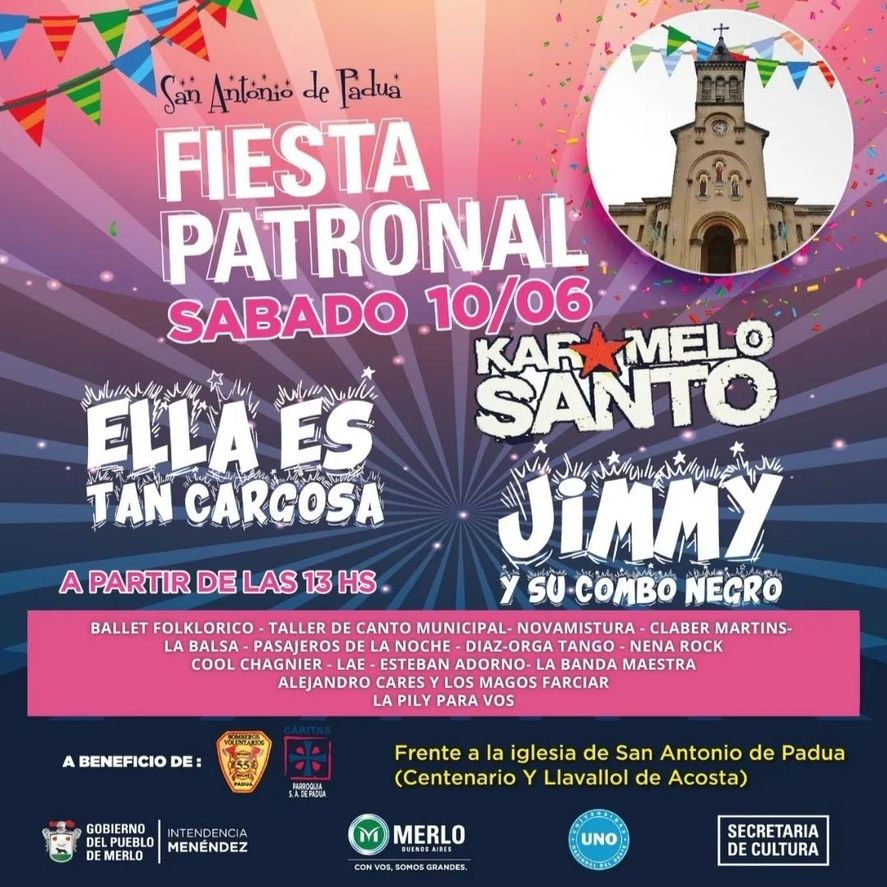 Merlo y un fin de semana a puro festejo.