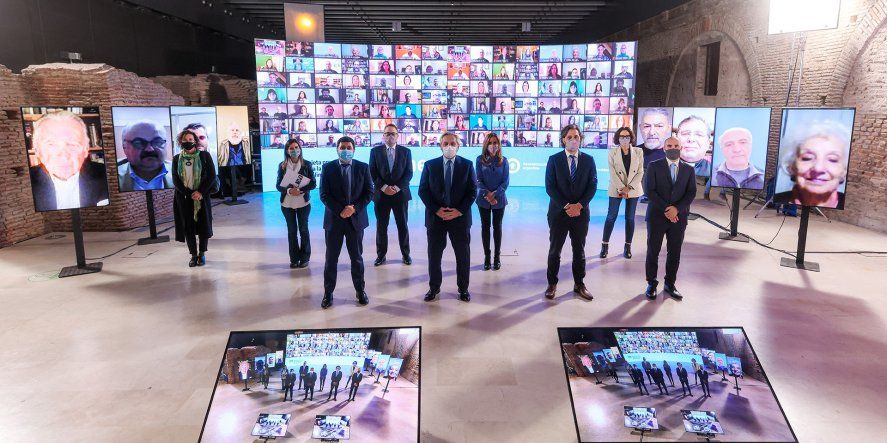 Desde el Museo del Bicentenario, el Gobierno a través del Consejo Federal contra el Hambre anunció la ampliación de la Tarjeta Alimentar.