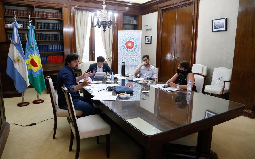 El gabinete acompañó al Gobernador en una nueva reunión de análisis epidemiológico.