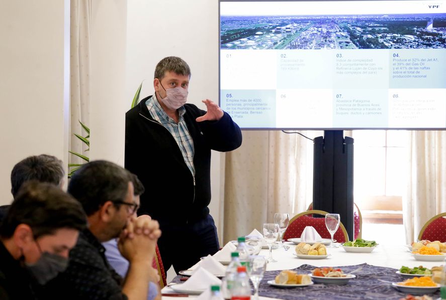 Pablo Rizzo, gerente de la Refinería La Plata de YPF