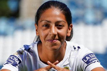 Milagros Díaz no seguirá en el fútbol femenino de Gimnasia (Foto: prensa GELP).