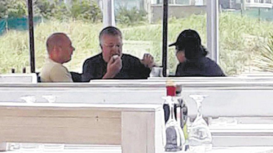 Una de las fotos que mostró el vínculo entre Stornelli y D´Alessio