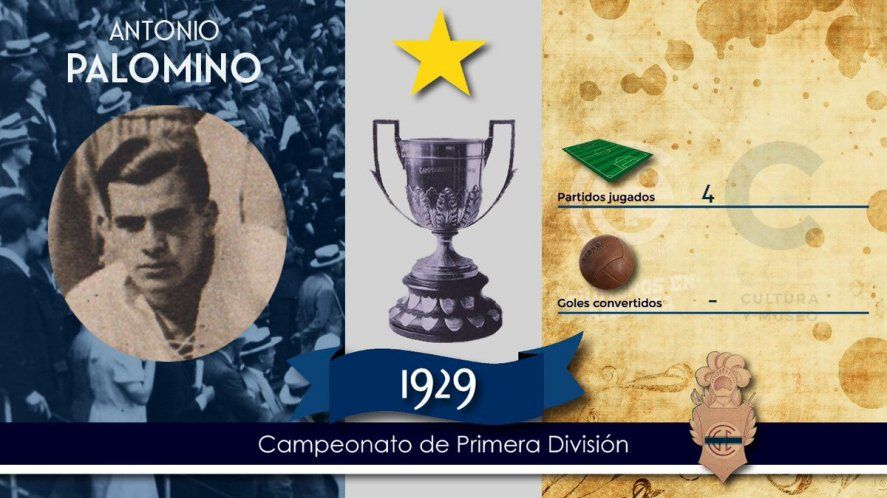 Palomino, autor de los dos goles de Gimnasia, había integrado el plantel campeón de 1929.