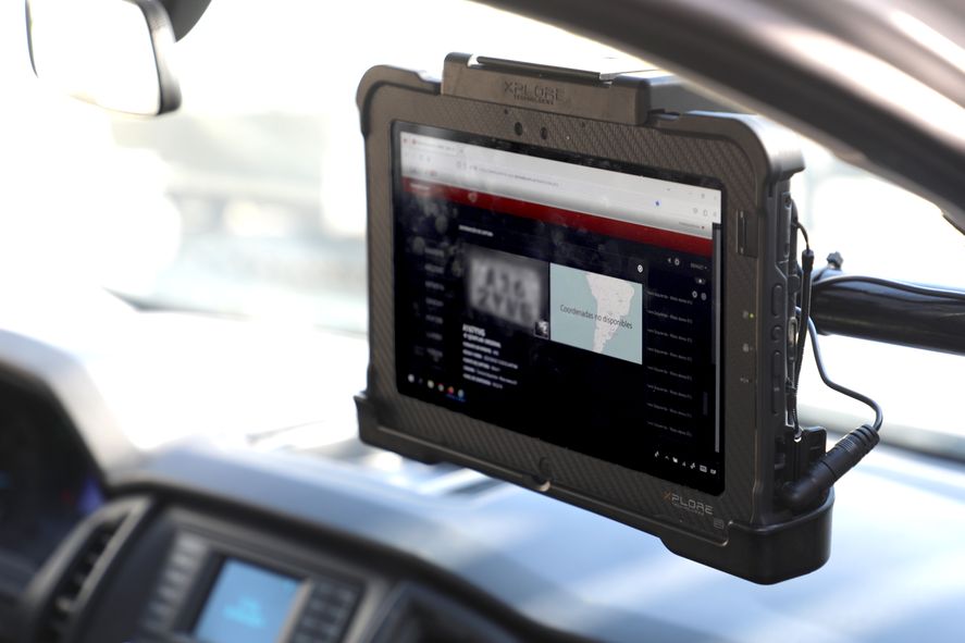 Así es el novedoso dispositivo para las patrullas de la Guardia Urbana de La Matanza. Así es el novedoso dispositivo para las patrullas de la Guardia Urbana de La Matanza.