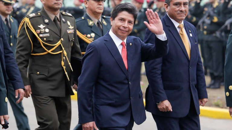 Destituyeron al presidente de Perú, Pedro Castillo