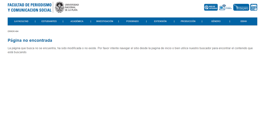 Por un rato, el comunicado no estuvo disponible en la página web.