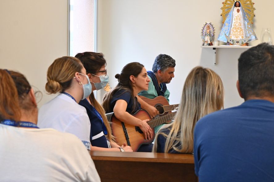 Musicoterapia en el Hospital de Esteban Echeverría.