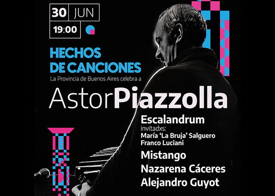 El 30 de junio se realizará un concierto en homenaje a Astor Piazzolla en Gobernación. El 30 de junio se realizará un concierto en homenaje a Astor Piazzolla en Gobernación.