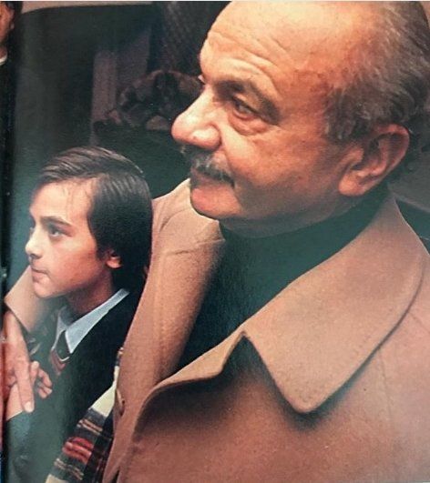 Los Piazzolla: Pipí y su abuelo Astor, una costumbre en cada concierto del maestro marplatense.