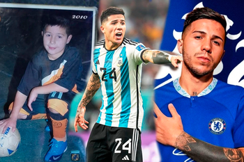 enzo fernandez: de la recova de san martin a la mesa chica de la historia del futbol mundial