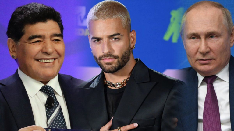 Una noche con Maradona: el pedido de Maluma y el ingenioso llamado a Putin