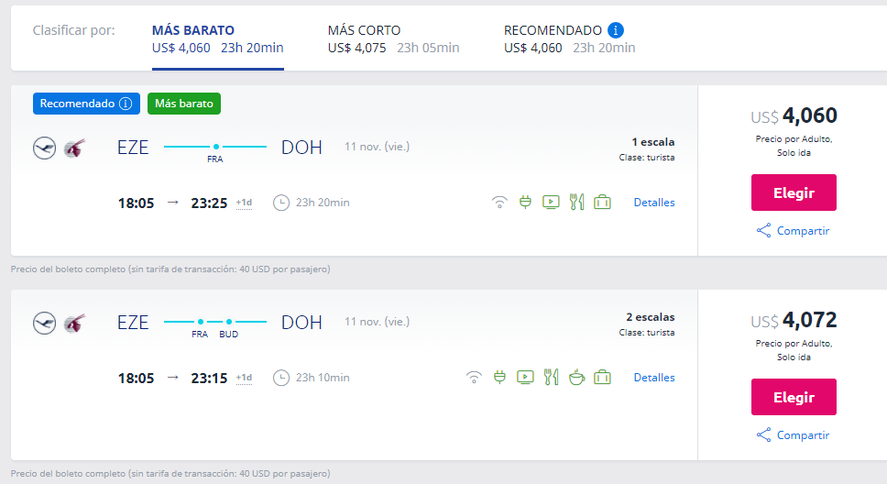 Panorama complicado: en Aerolíneas no se puede reservar para la fecha del Mundial de Qatar 2022 y un pasaje hoy esta cerca de los 200 mil pesos.