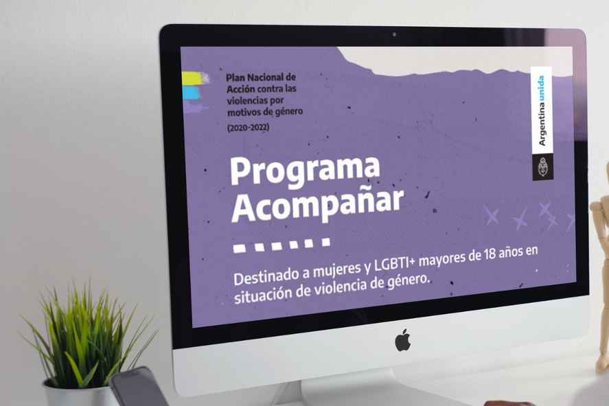 El Programa Acompañar es una asistencia social y económica para mujeres de entre 18 y 65 años que atraviesan una situación de violencia de género. 