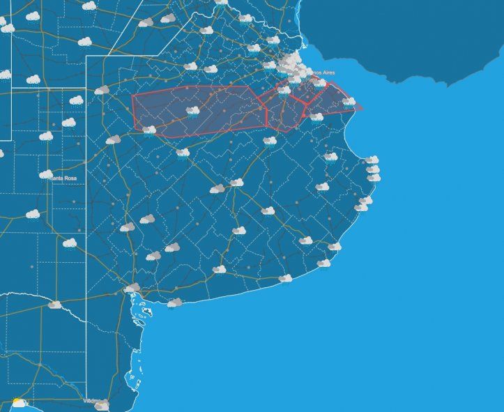 Sigue el mal tiempo y rigen un alerta meteorológico y avisos a corto plazo para este 22 de octubre