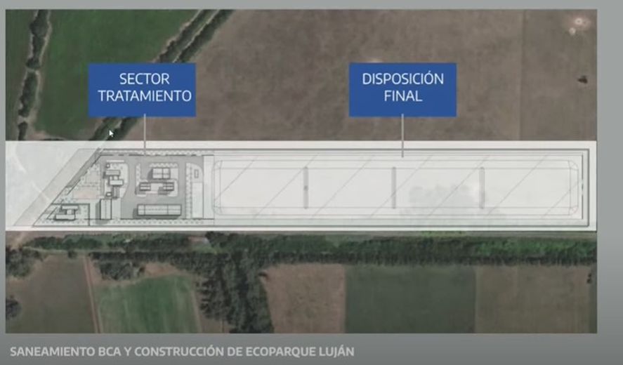 El predio de saneamiento tendrá varias funciones: un control de ingreso, un sector de compostaje y una celda de disposición final.