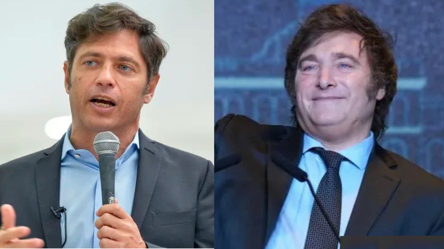 Con un palito para Milei, Axel Kicillof celebró la aprobación de la Ley Impositiva y el endeudamiento.