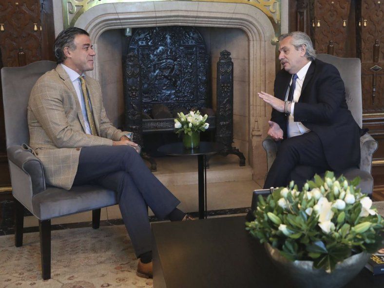 Daniel Rafecas y Alberto Fernández. 17/12/2019.