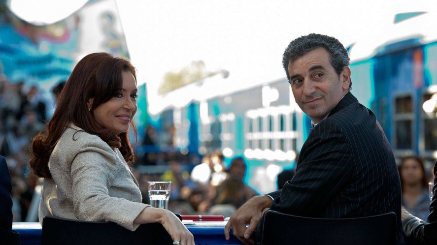 Cristina Fernández de Kirchner, junto a Florencio Randazzo, en 2015.