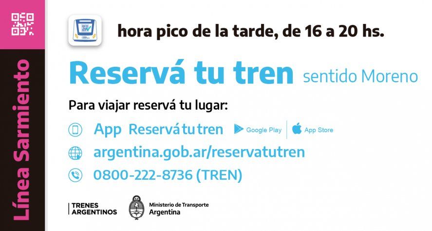 Los usuarios deben portar la tarjeta SUBE y permiso de circulación
