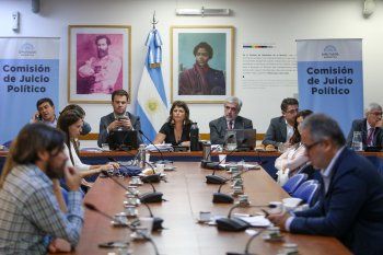 Reunión de Comisión de Juicio Político de la Cámara de Diputados de la Nación.