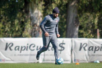 Leandro Díaz entrena en City Bell.