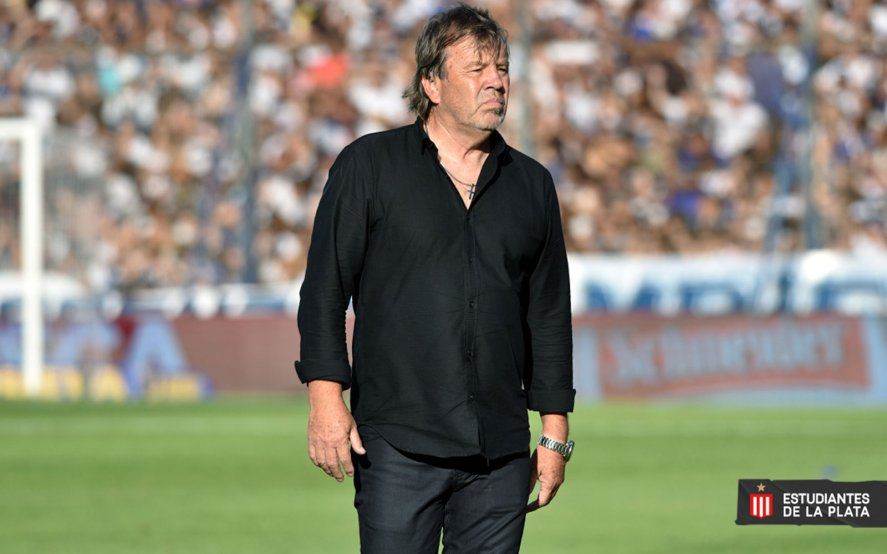 Ricardo Zielinski, entrenador de Estudiantes.