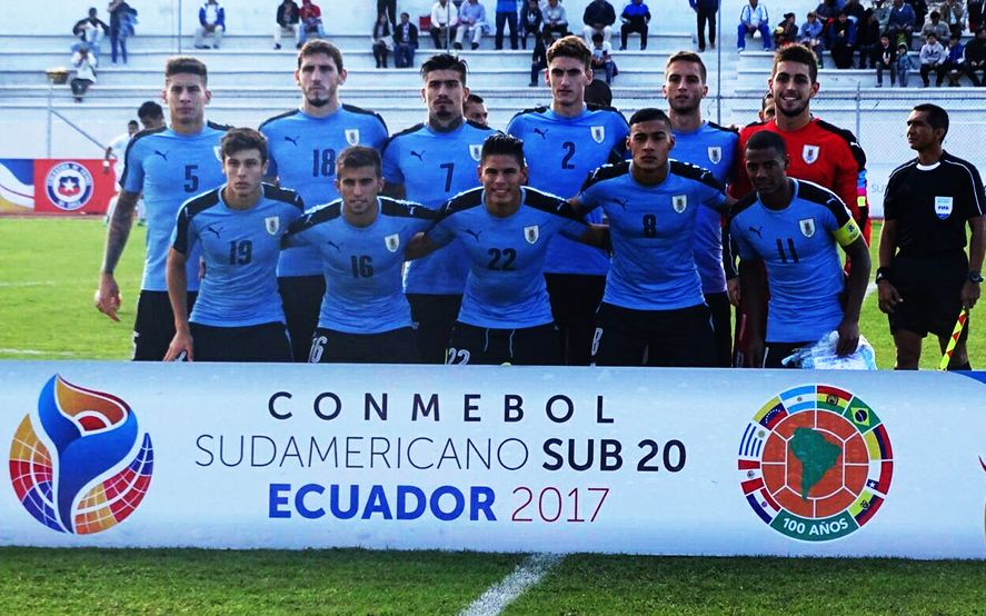 Rogel en el Sudamericano de 2017, mucho antes de llegar a Estudiantes.
