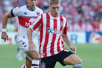 Benjamín Rollheiser en acción en Estudiantes vs. Tigre.