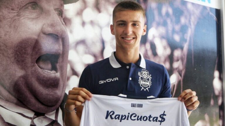 Gimnasia: Felipe Sánchez firmó y es jugador profesional