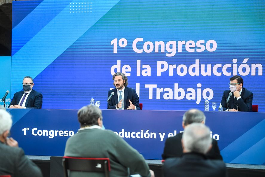 Santiago Cafiero destacó el crecimiento de créditos para Pymes durante la gestión de Alberto Fernández 