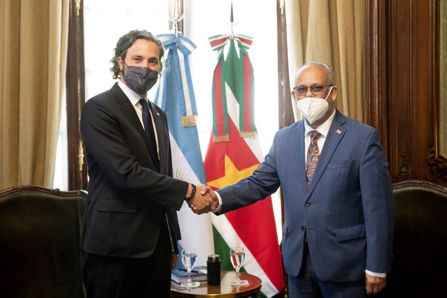 Santiago Cafiero lideró una intensa agenda de reuniones bilaterales
