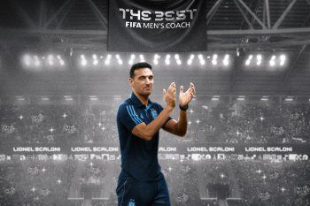 Lionel Scaloni mejor entrenador del mundo The Best