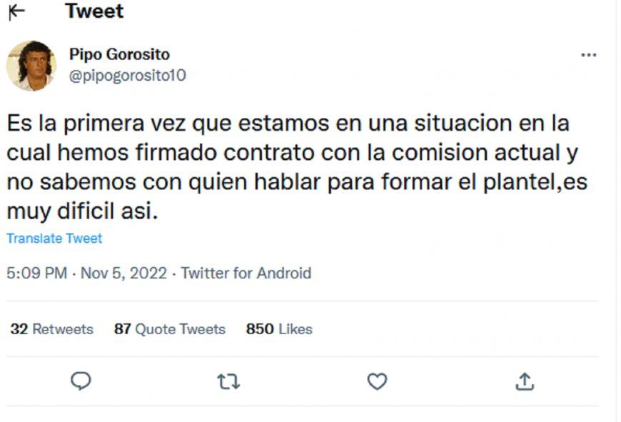 Néstor Gorosito y un nuevo mensaje al mundo Gimnasia