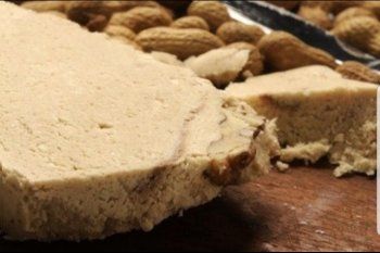 Así es como se ve un Mantecol antes de ser envasada mas allá de la marca de golosina que lleve