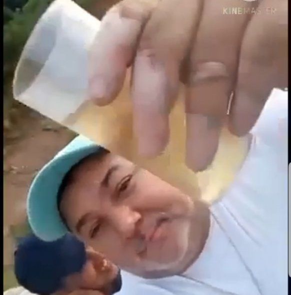 La primera imagen del video de un hombre brasileño que se grabó en fiestas, terminó en Terapia Intensiva y luego murió de Coronavirus. Aconsejó antes