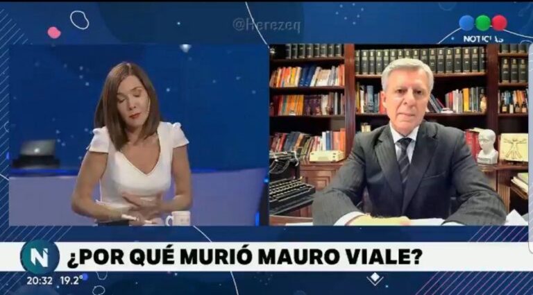 Cristina Pérez mezcló la muerte de Viale con la vacuna china