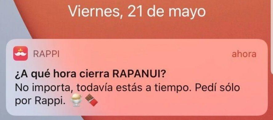 La empresa de pedidos online, Rappi, también hizo su aporte publicitario para potenciar el audio, involuntariamente filtrado, de Cristina Kirchner