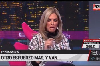 Viviana Canosa se refirió burlonamente a mandatarios extranjeros en TV, e intimó al presidente Alberto Fernández a que agradezca al pueblo argentino por no ir a quemarle la Casa de Gobierno 